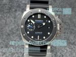 Swiss Grade Panerai Luminor Submersible Replica Watch Black Dial SS 47mm - PAM683